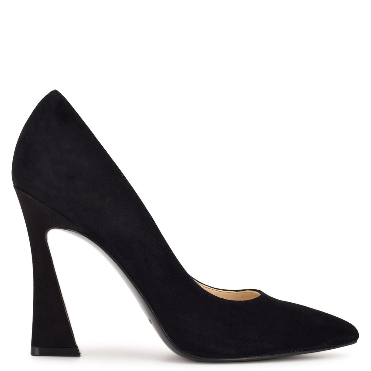 Black Women\'s Nine West Trendz Pointy Toe Pumps | RYNJ61053