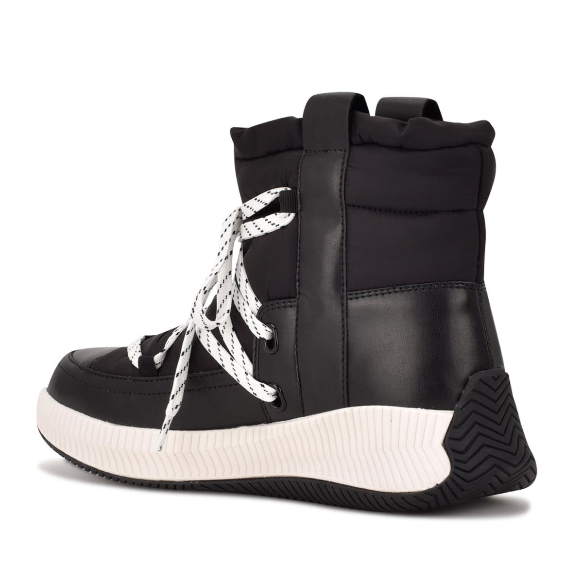 Black Women's Nine West Tunnel Booties | WZYE26780