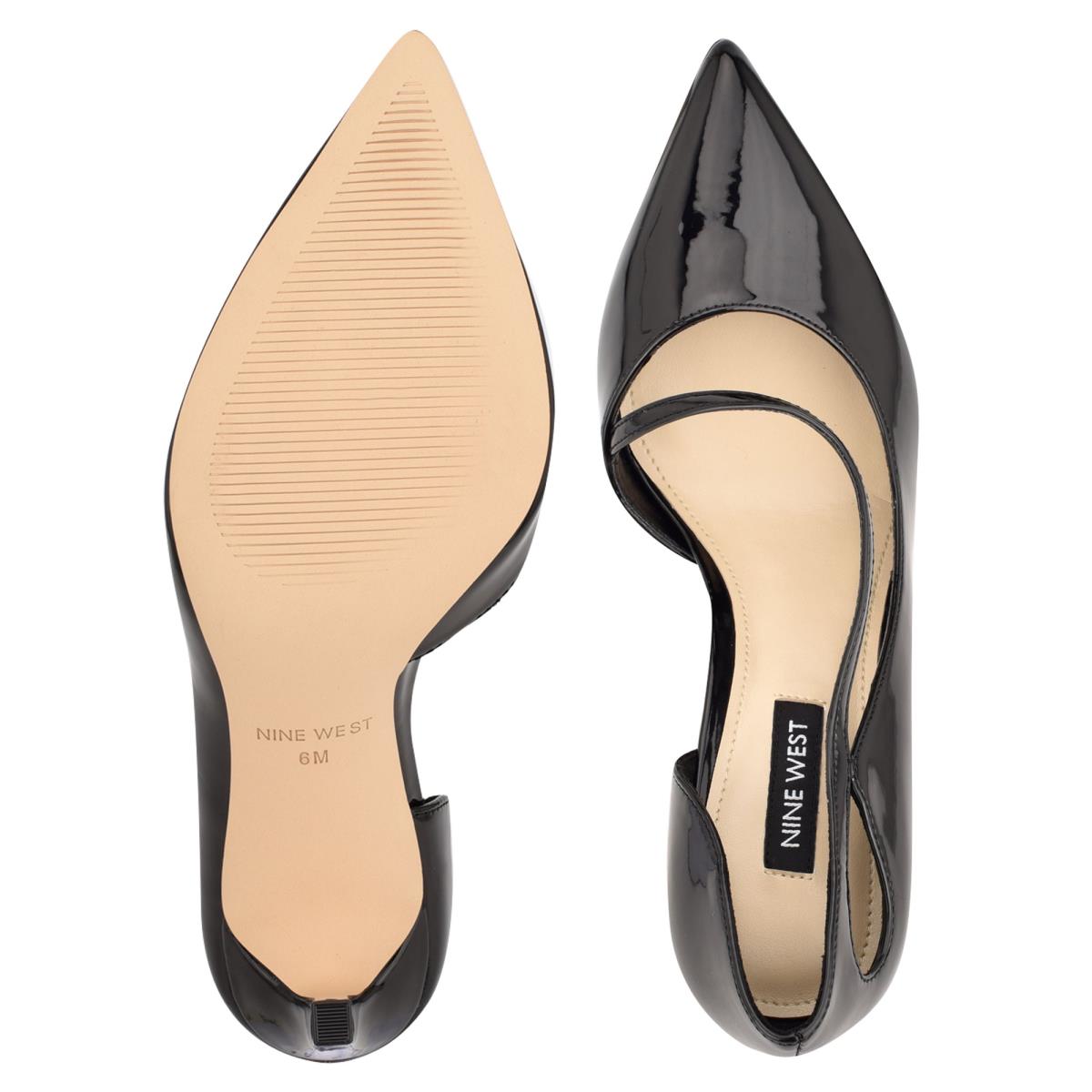 Black Women's Nine West Twirl Pointy Toe Pumps | PEHX16249