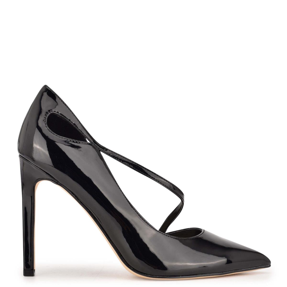 Black Women\'s Nine West Twirl Pointy Toe Pumps | PEHX16249