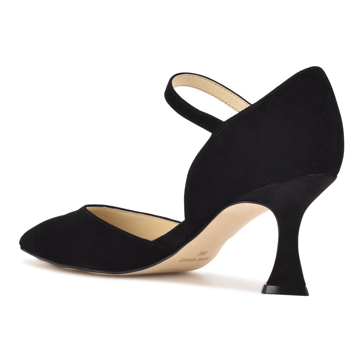 Black Women's Nine West Wanah Pointy Toe Pumps | QTVN60543