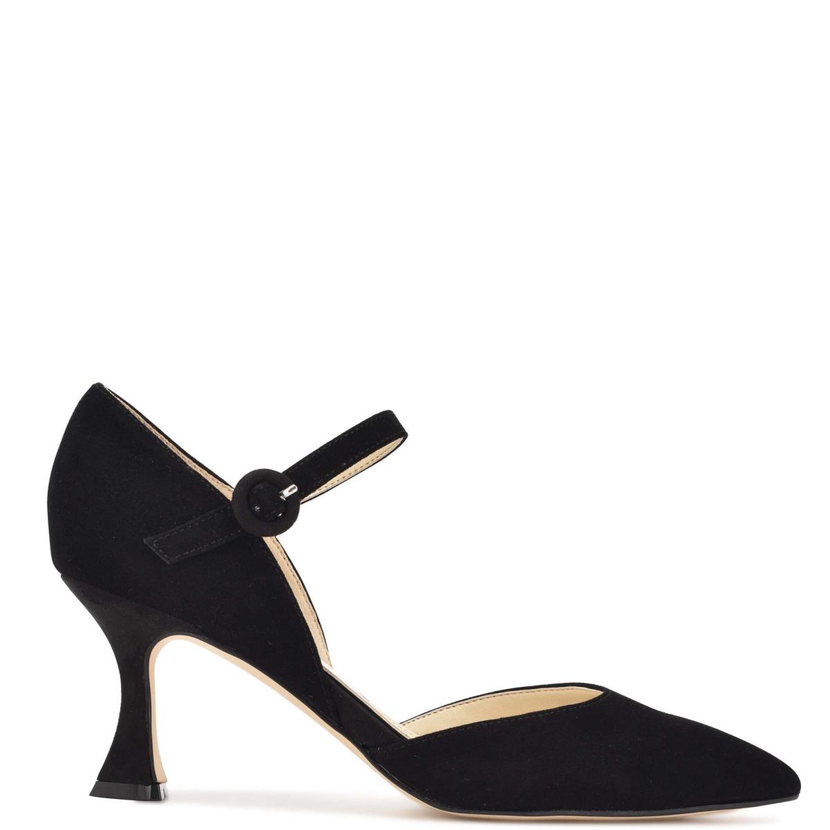 Black Women\'s Nine West Wanah Pointy Toe Pumps | QTVN60543