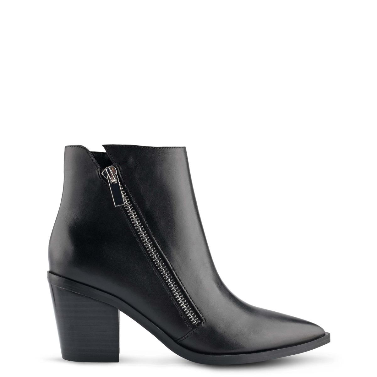 Black Women\'s Nine West Wearit Block Heel Booties | ZVSE50389