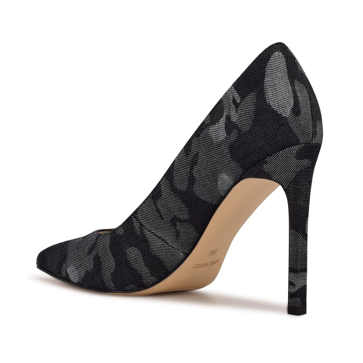 Blue / Camo Women's Nine West Tatiana Pointy Toe Pumps | FHAI57081