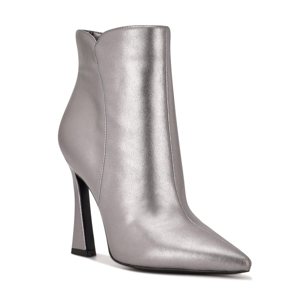 Blue / Grey Women's Nine West Torrie Dress Booties | TDNF16240