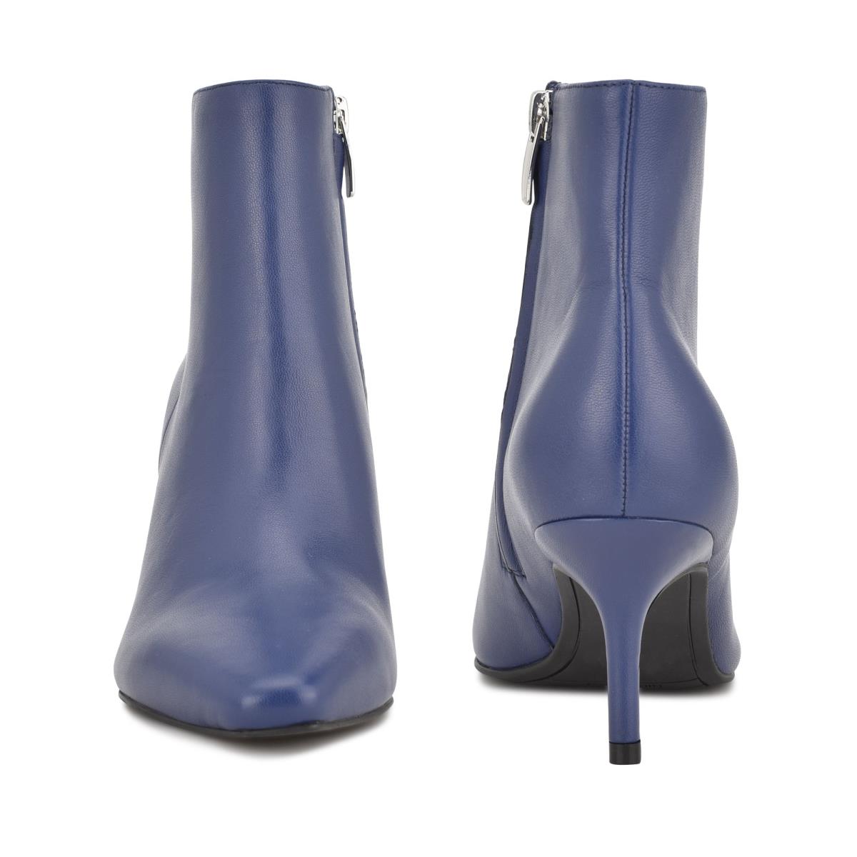 Blue Women's Nine West Ari Dress Booties | WTVL35609