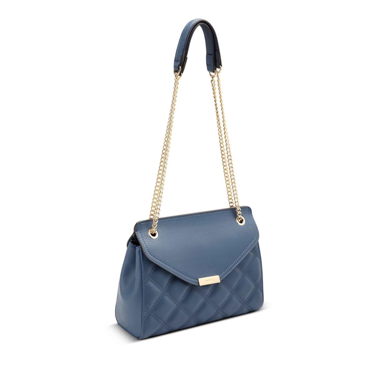 Blue Women's Nine West Ava Convertible Xbody Flap Crossbody Bags | YVFJ79068