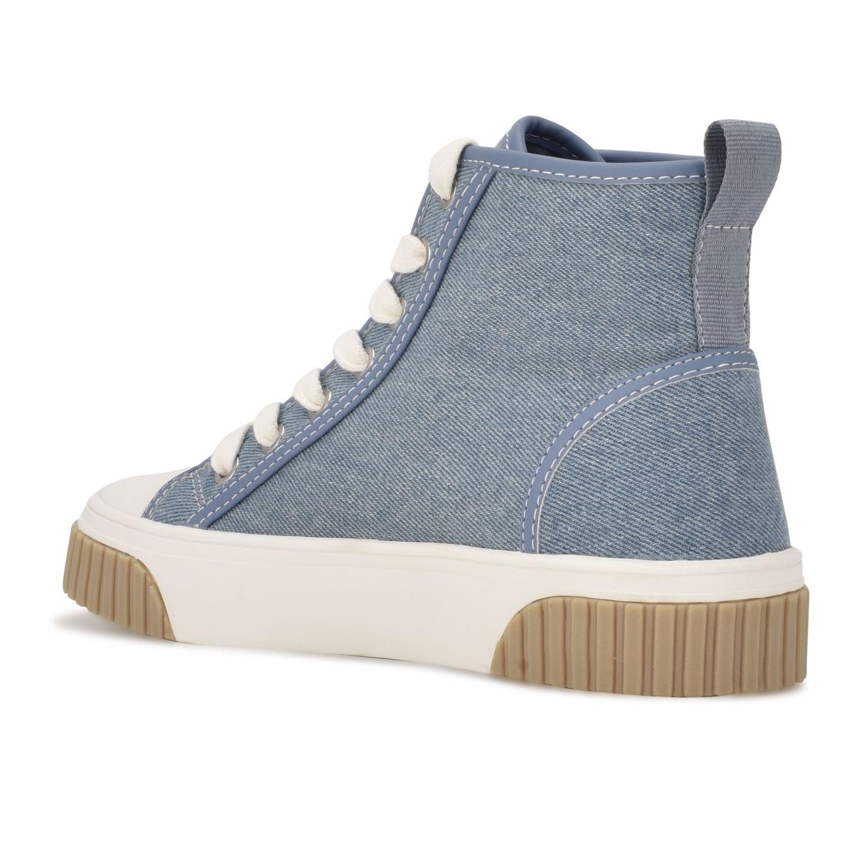 Blue Women's Nine West Dyiane High Top Sneakers | SFRY85309