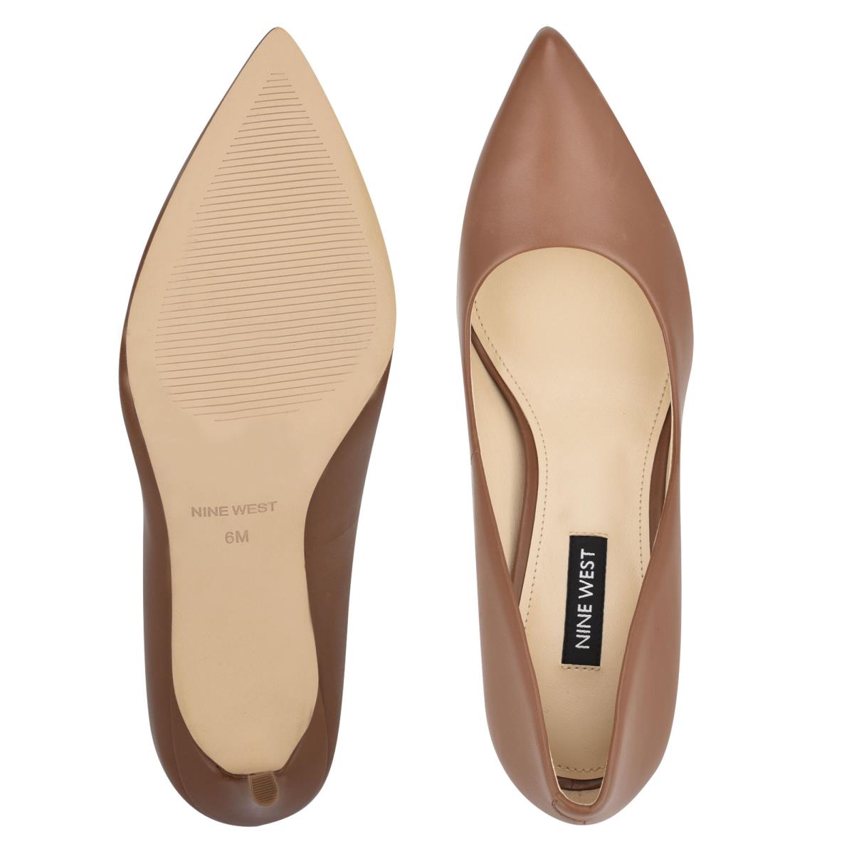 Brown Women's Nine West Ezra Pointy Toe Pumps | SLVY76089