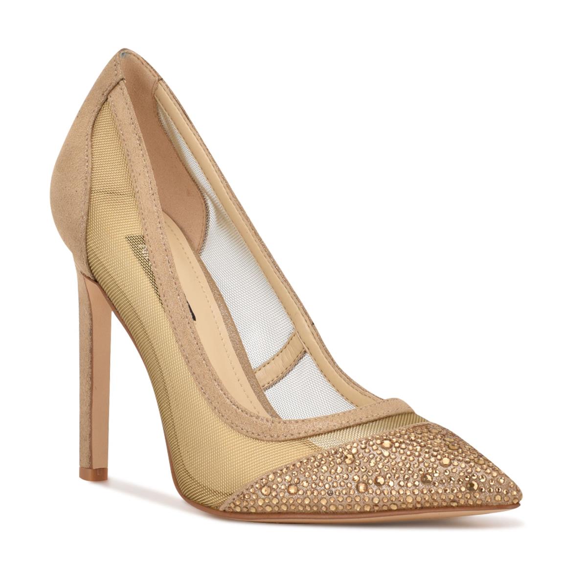 Brown Women's Nine West Tayen Dress Pumps | KJTL93458