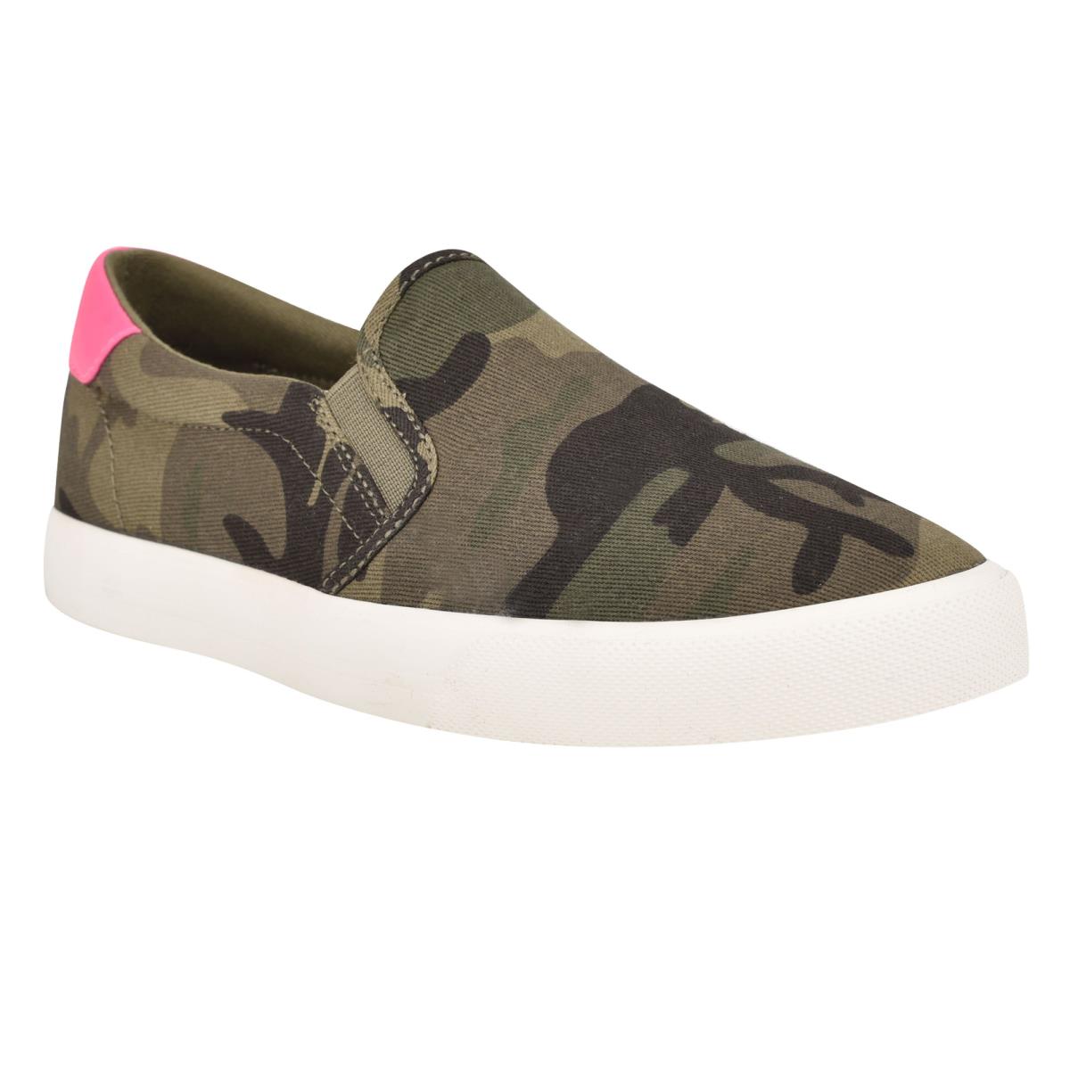 Camo Women's Nine West Lala Slip On Sneakers | DELH80431