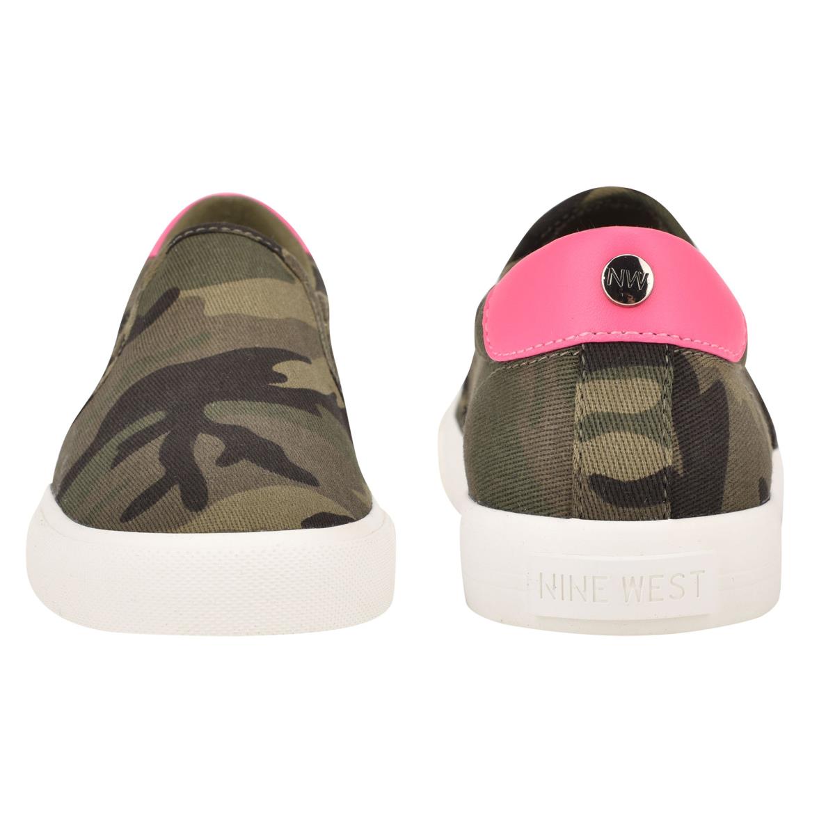 Camo Women's Nine West Lala Slip On Sneakers | DELH80431