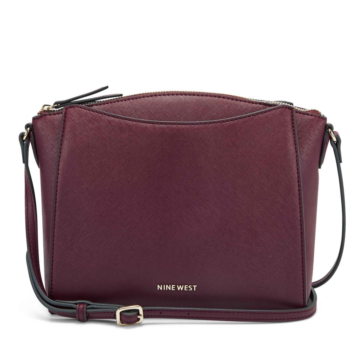 Claret Women\'s Nine West Paisley Crossbody Bags | OKYV16034