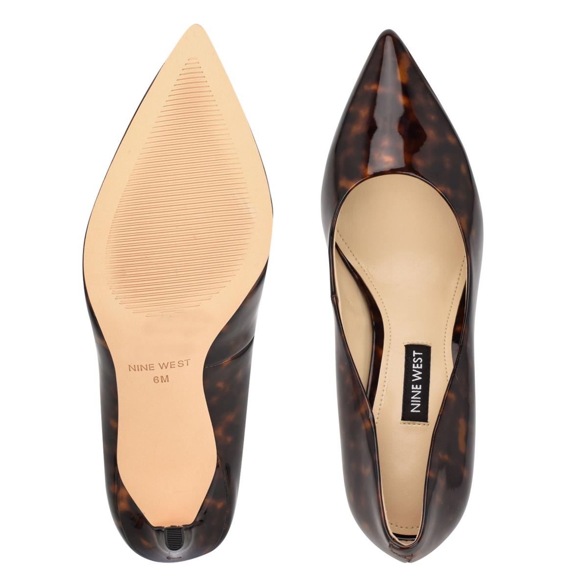 Coffee Women's Nine West Ezra Pointy Toe Pumps | INPZ07281