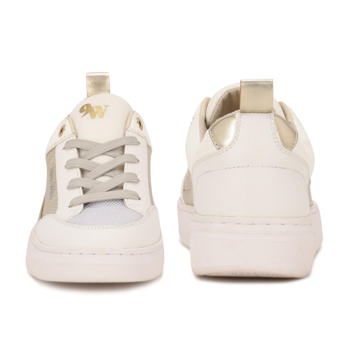 Cream Women's Nine West Elevate Sneakers Sneakers | AETD63275