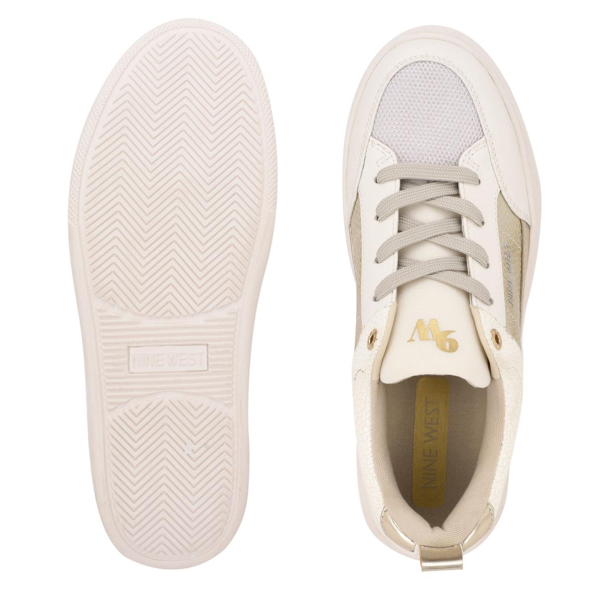 Cream Women's Nine West Elevate Sneakers Sneakers | AETD63275