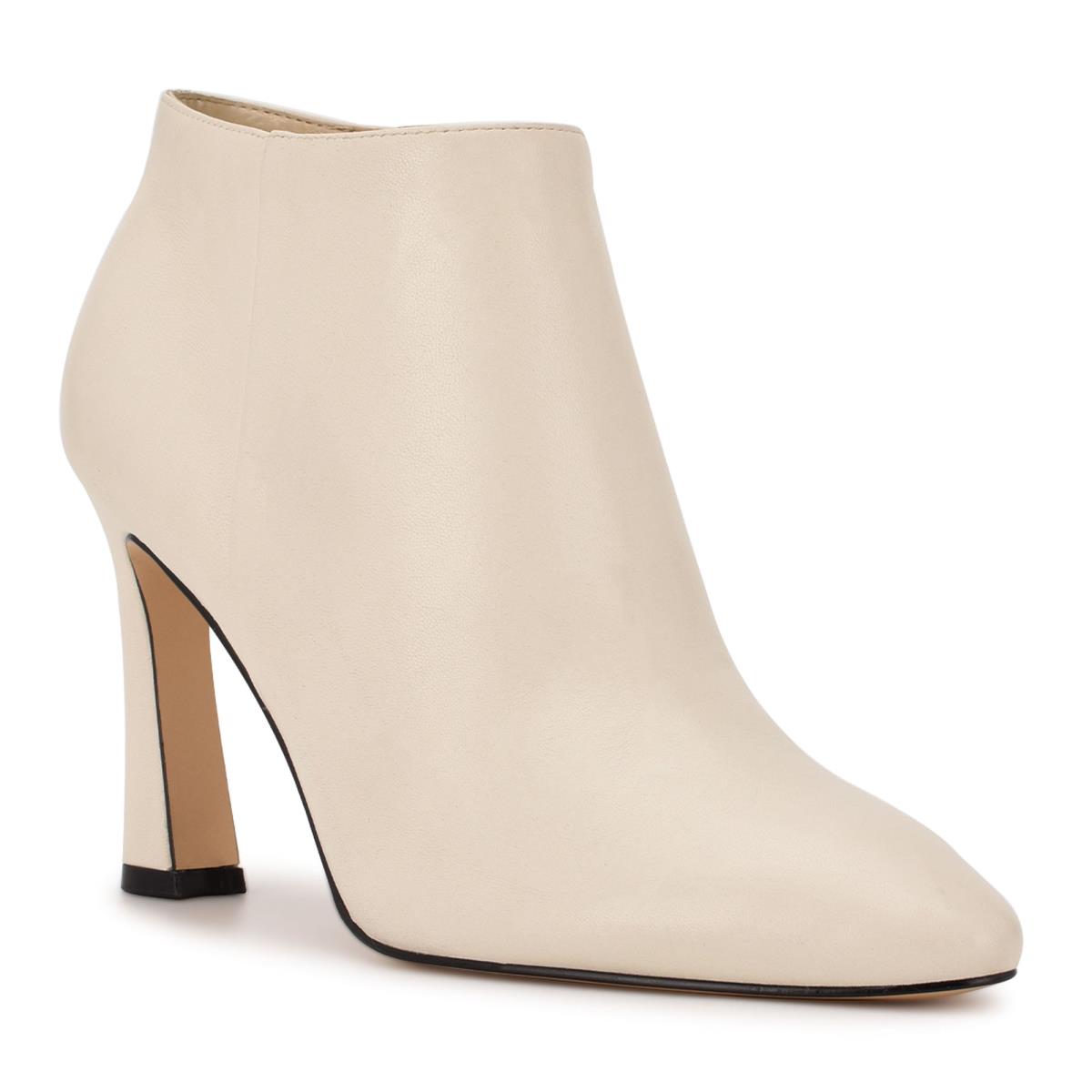 Cream Women's Nine West Raze Dress Booties | ESPZ20538