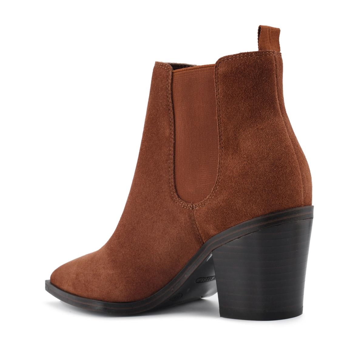 Dark Brown Women's Nine West Wyllis Block Heel Booties | MTWG01245