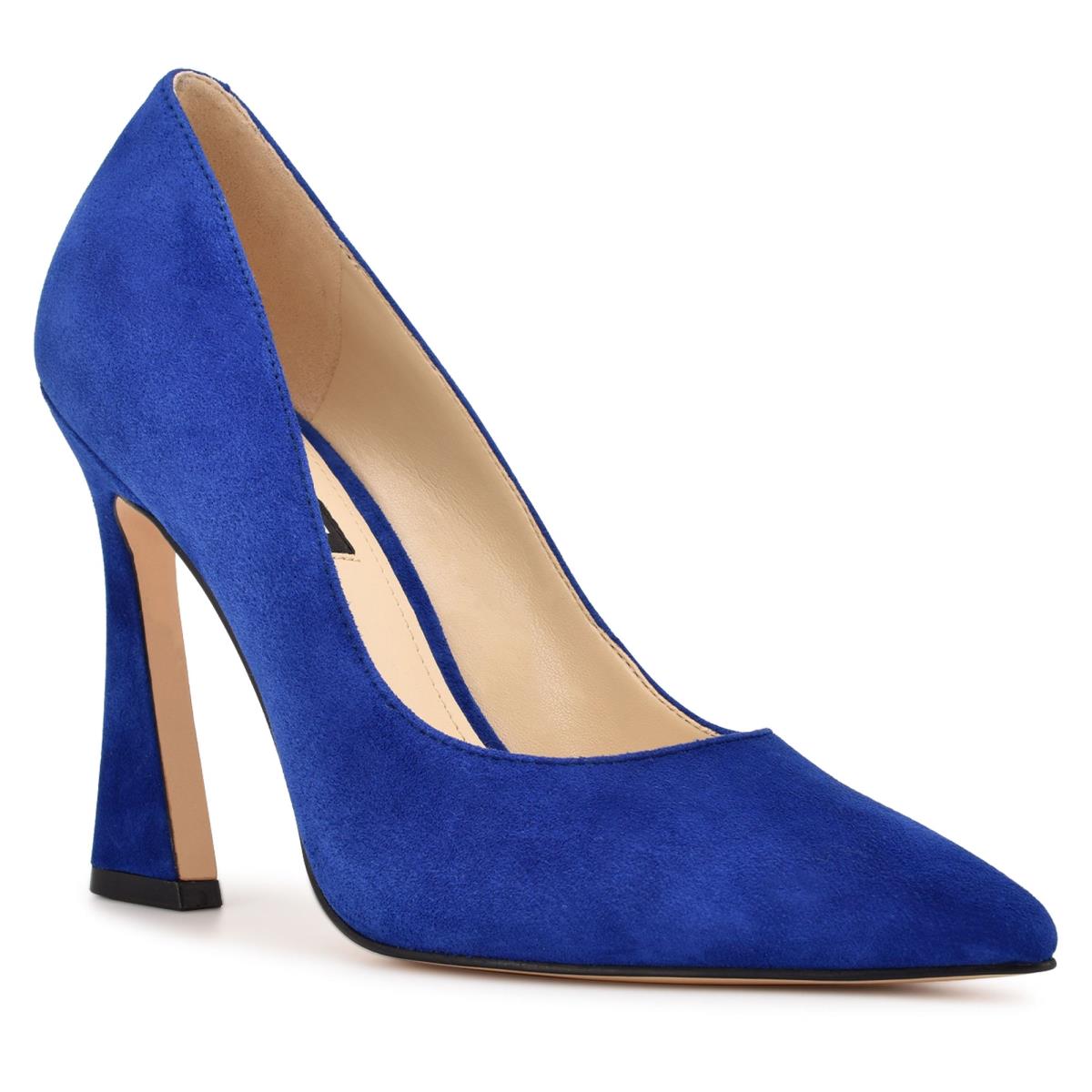 Deep Blue Women's Nine West Trendz Pointy Toe Pumps | UFAN84769