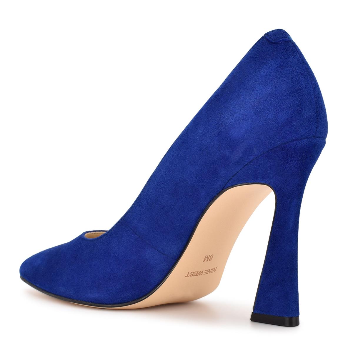 Deep Blue Women's Nine West Trendz Pointy Toe Pumps | UFAN84769