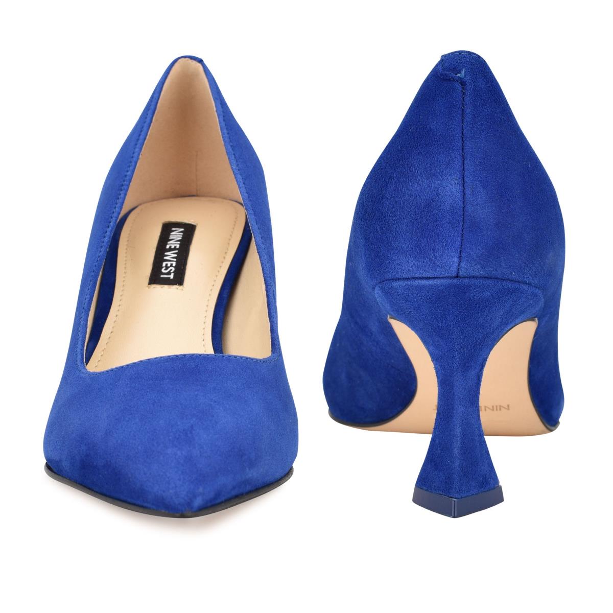 Deep Blue Women's Nine West Workin Pointy Toe Pumps | LXME19542