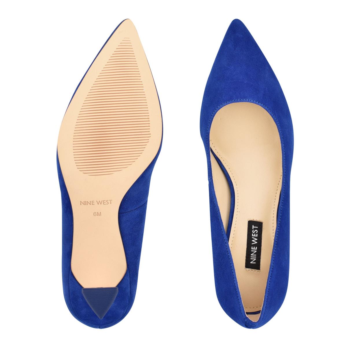 Deep Blue Women's Nine West Workin Pointy Toe Pumps | LXME19542