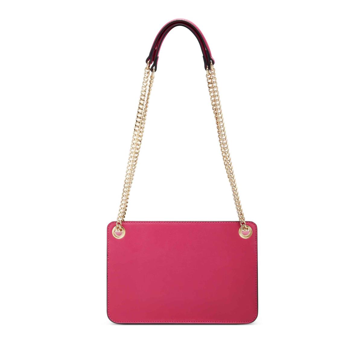 Fuchsia Women's Nine West Wren Convertible Xbody Flap Crossbody Bags | CJRD91086