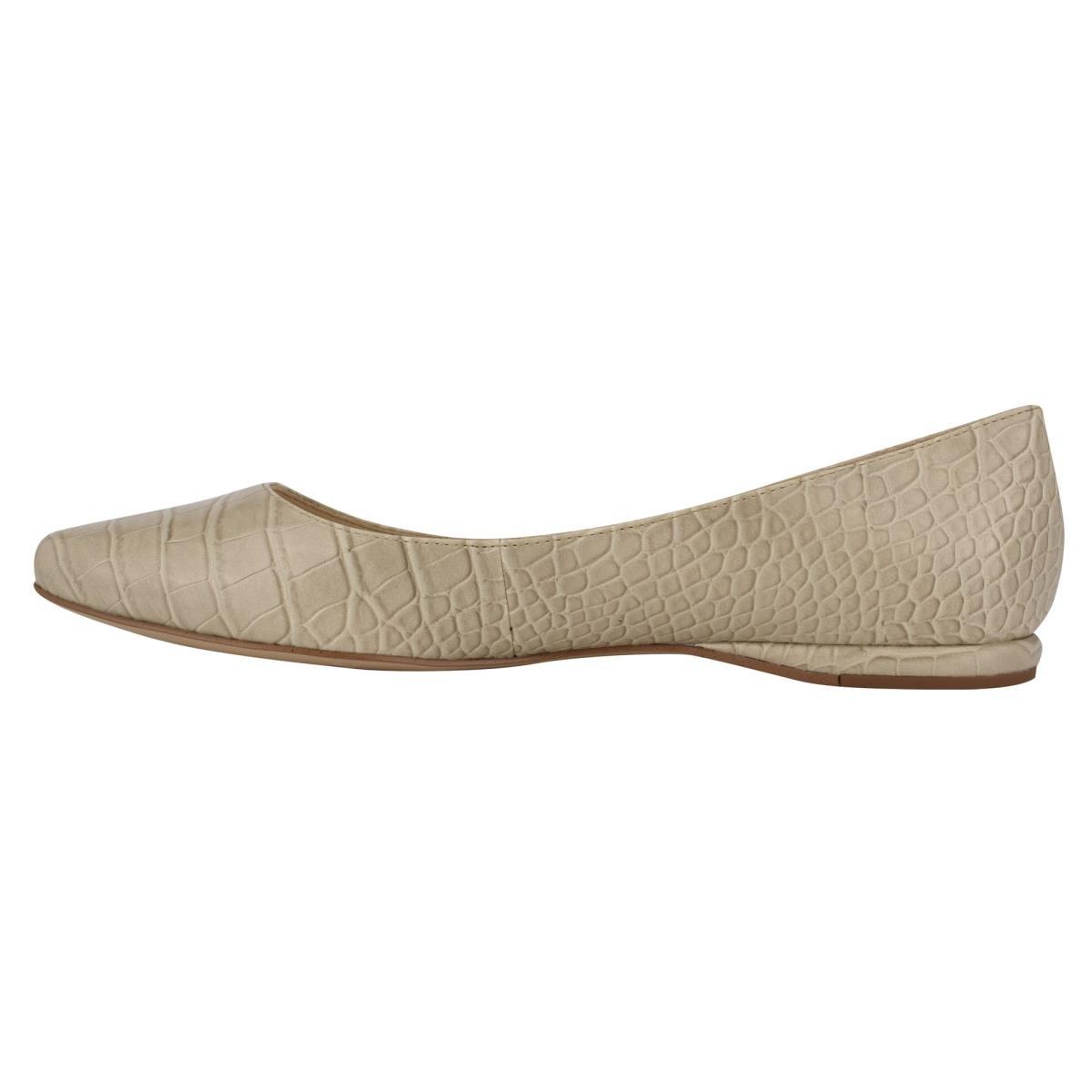 Grey / Snake Women's Nine West Speakup Almond Toe Ballet Flats | BNPK31079