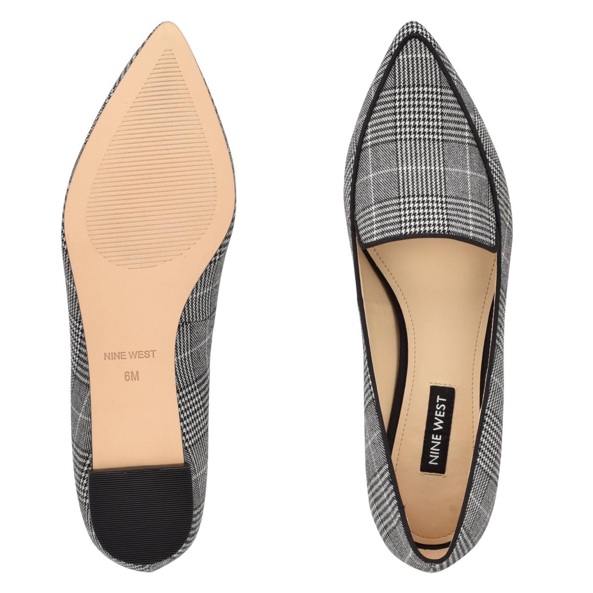 Grey Women's Nine West Abay Smoking Flats | DPST76539