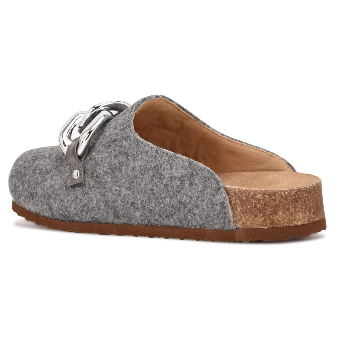 Grey Women's Nine West Everyth Cozy Mules | EIML63078