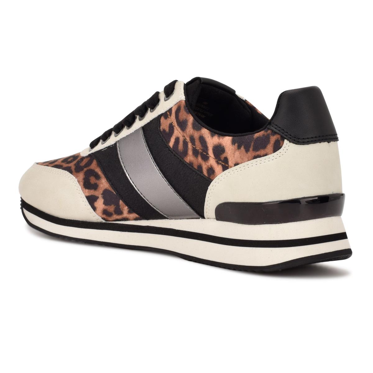 Leopard Women's Nine West Bunnie Sneakers Sneakers | HDUC63278