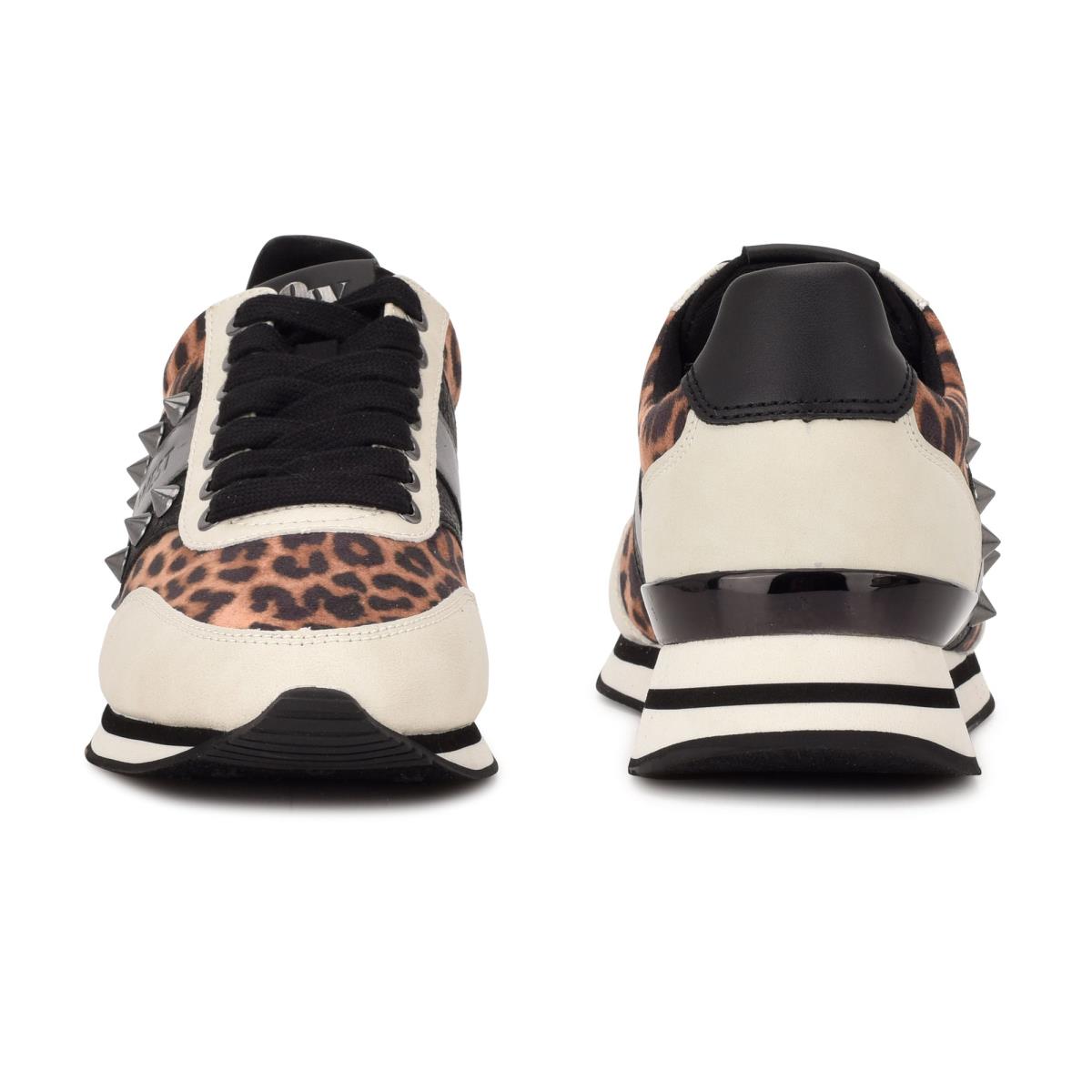 Leopard Women's Nine West Bunnie Sneakers Sneakers | HDUC63278