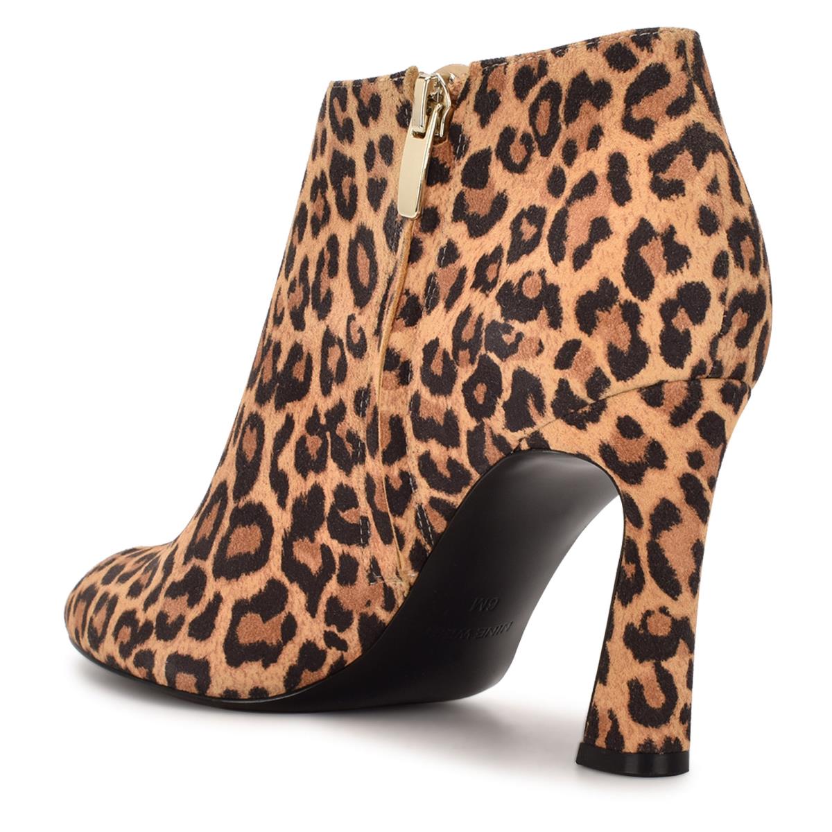 Leopard Women's Nine West Raze Dress Booties | SUWG87629