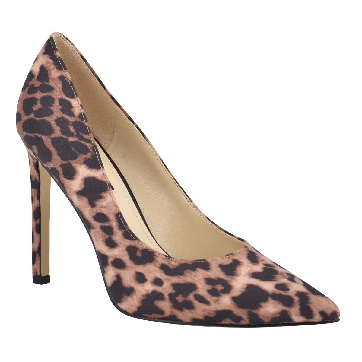 Leopard Women's Nine West Tatiana Pointy Toe Pumps | OEPF79865