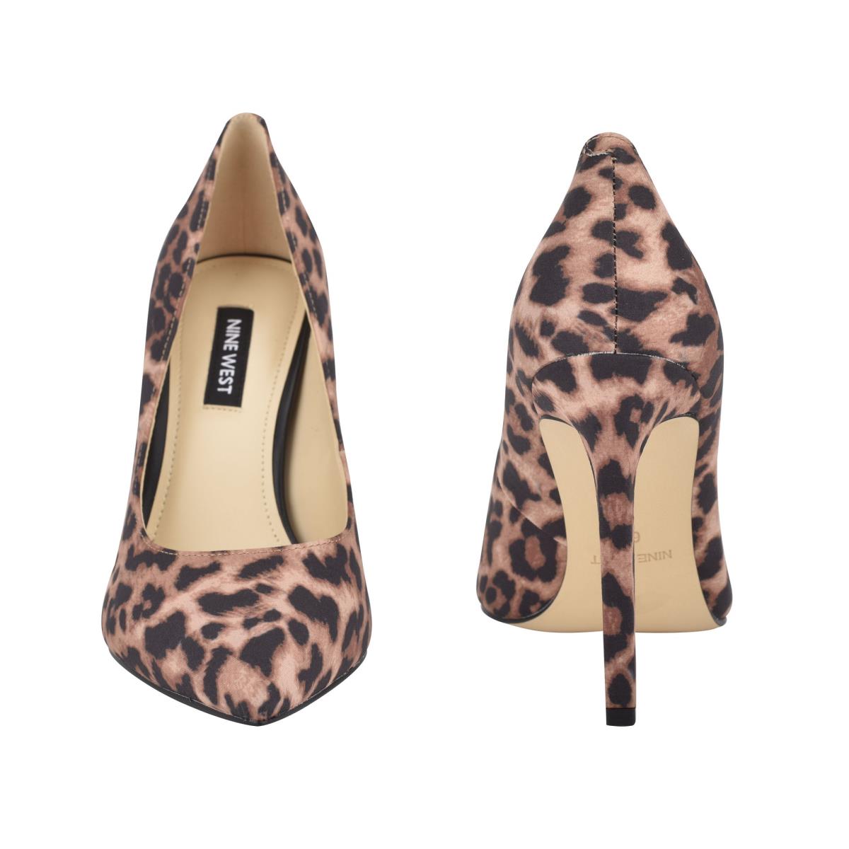 Leopard Women's Nine West Tatiana Pointy Toe Pumps | OEPF79865