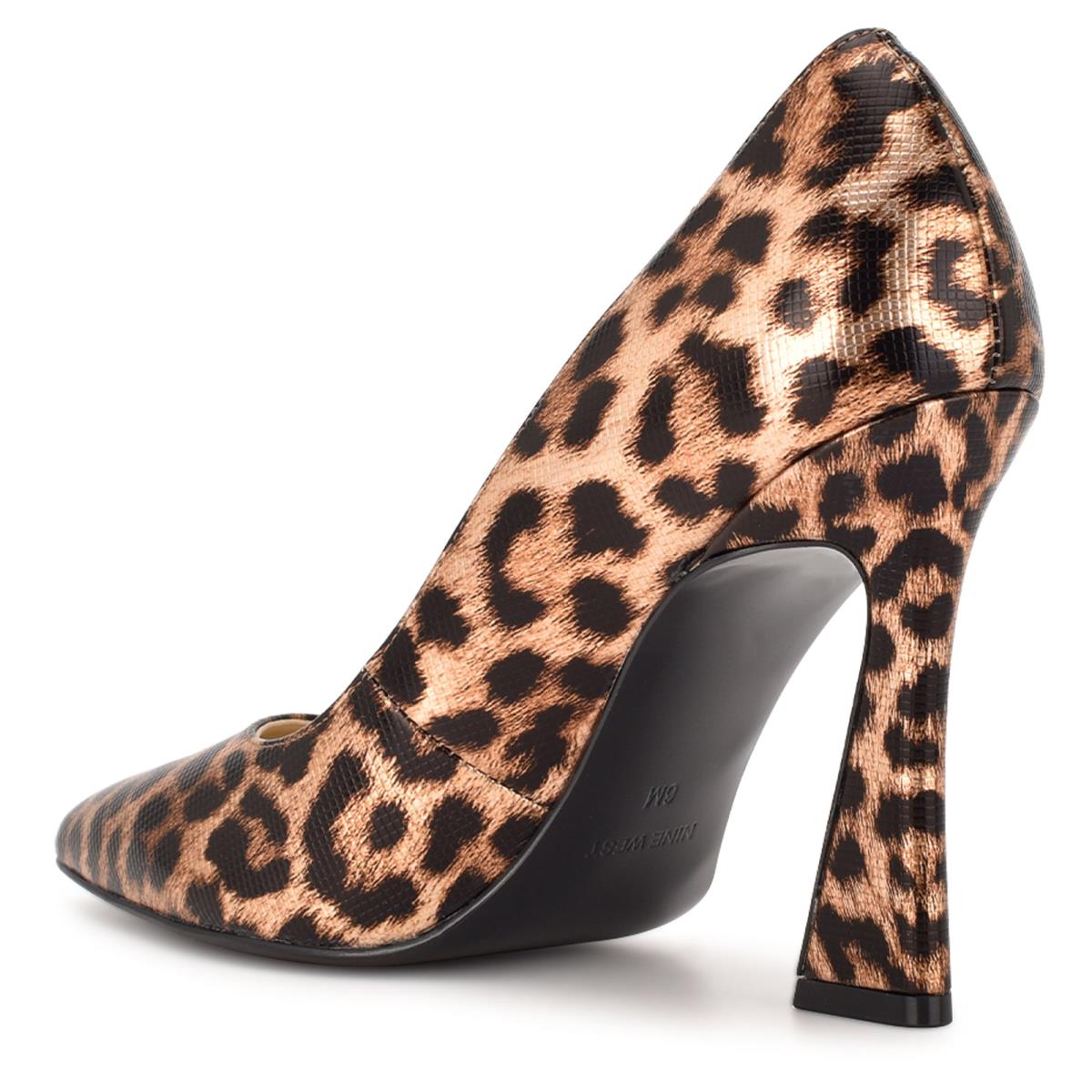 Leopard Women's Nine West Trendz Pointy Toe Pumps | UXAO75304