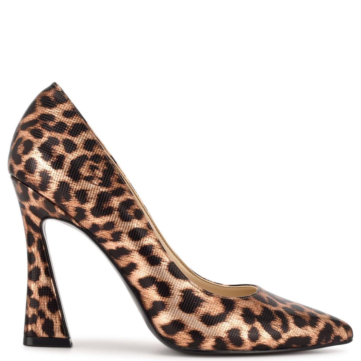 Leopard Women\'s Nine West Trendz Pointy Toe Pumps | UXAO75304