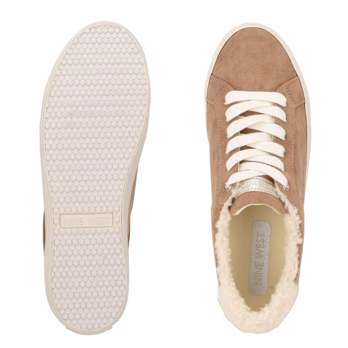 Light Beige Women's Nine West Bribe Casual Sneakers | RPBW08251