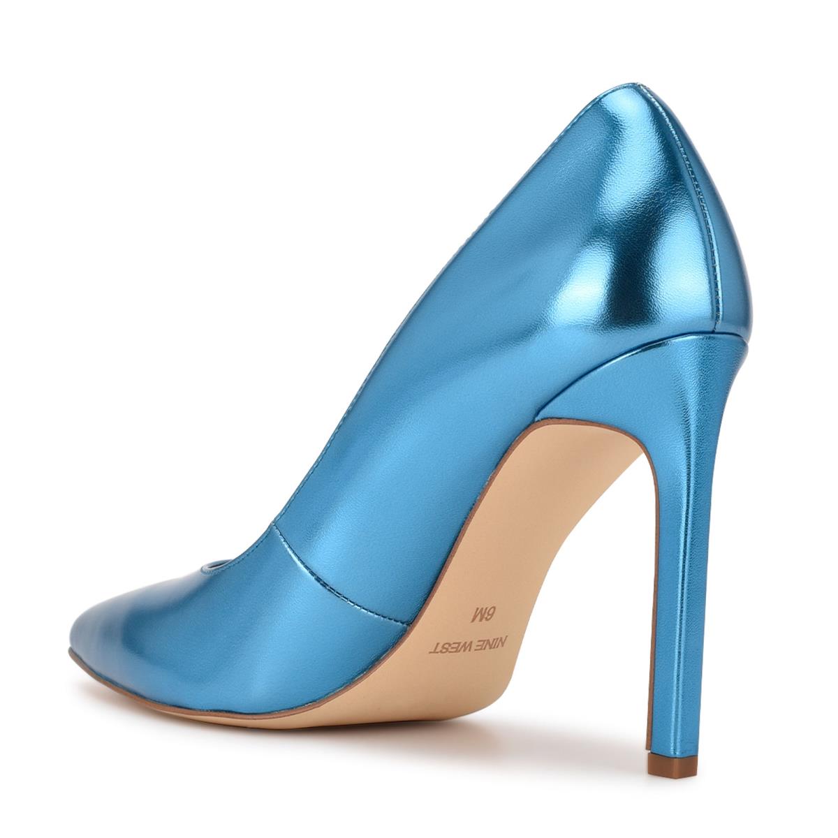 Light Blue Women's Nine West Tatiana Pointy Toe Pumps | LPET60184