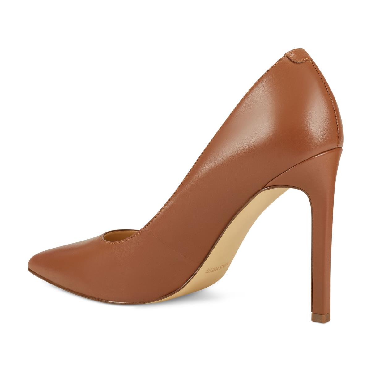 Light Brown Women's Nine West Tatiana Pointy Toe Pumps | WHLP51402