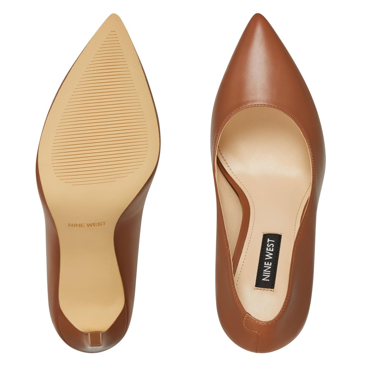 Light Brown Women's Nine West Tatiana Pointy Toe Pumps | WHLP51402