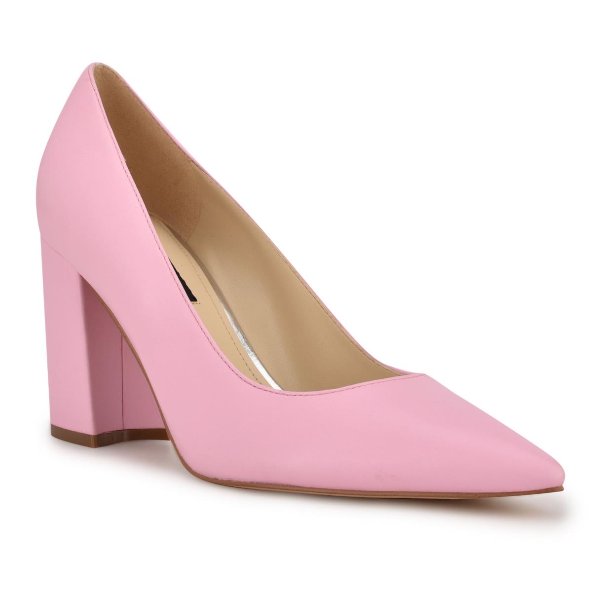 Light Pink Women's Nine West Cara Dress Pumps | KJMF14705