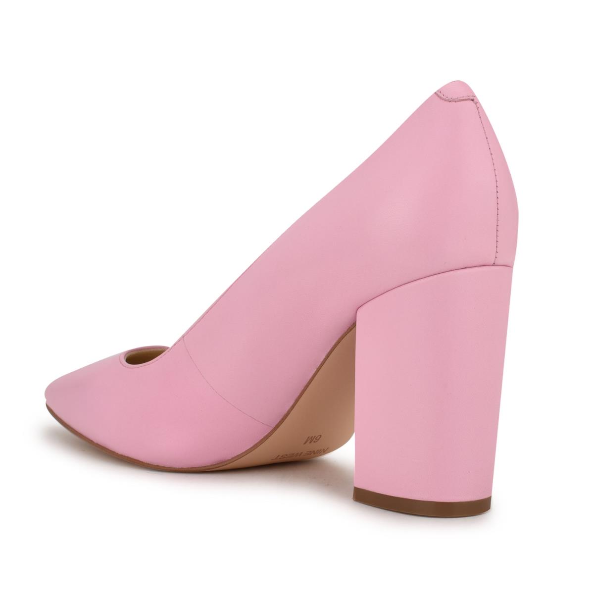 Light Pink Women's Nine West Cara Dress Pumps | KJMF14705