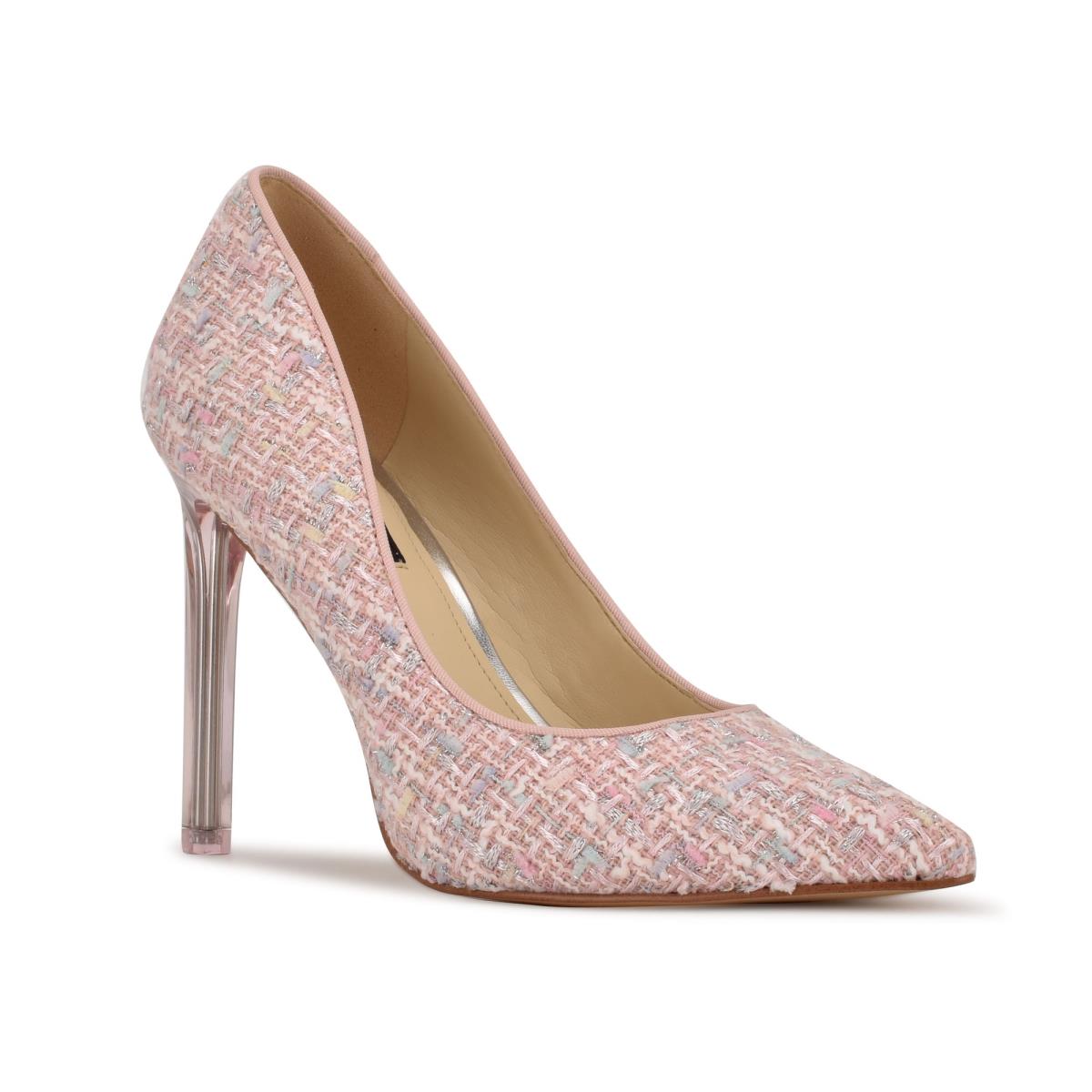 Light Pink Women's Nine West Tatiana Pointy Toe Pumps | NWUT01745