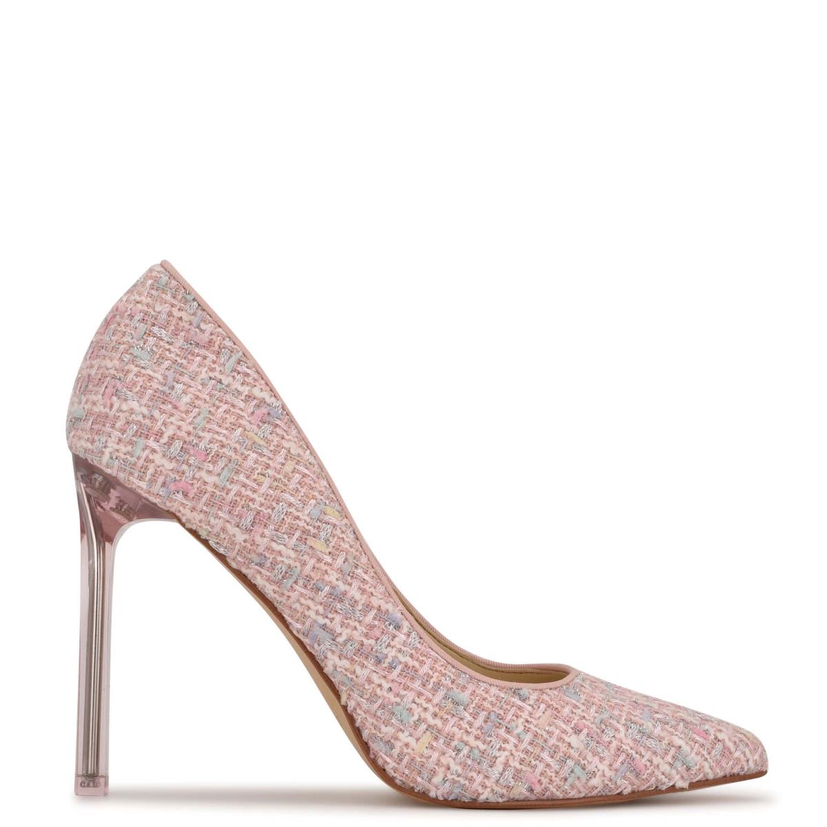 Light Pink Women\'s Nine West Tatiana Pointy Toe Pumps | NWUT01745