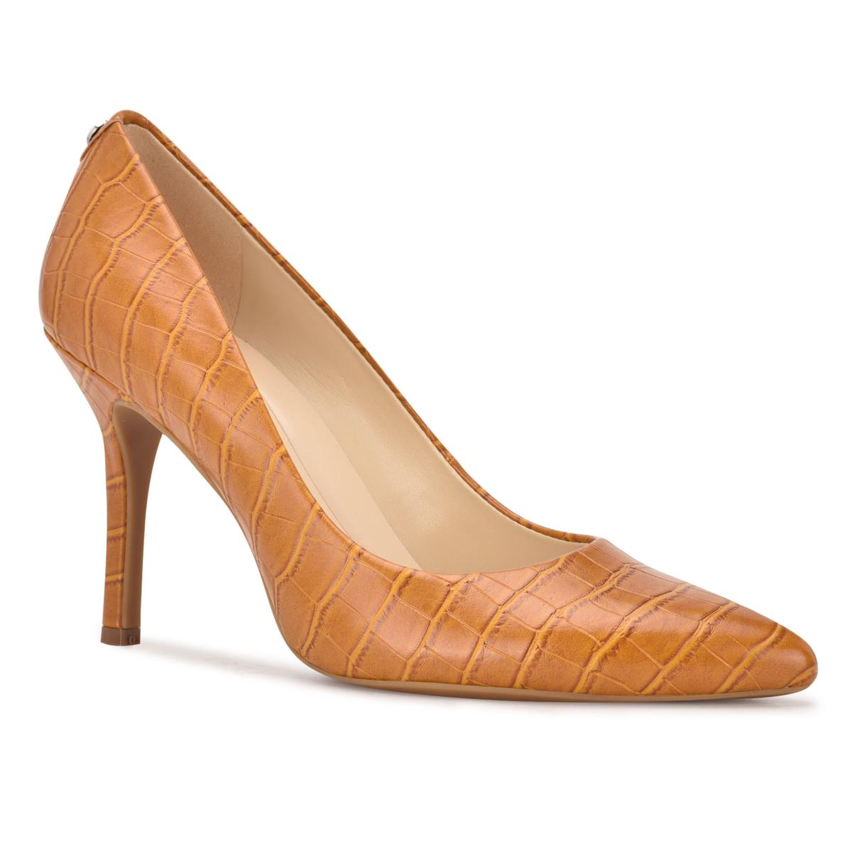 Mustard Women's Nine West Fifth 9x9 Pointy Toe Pumps | AJLF09167