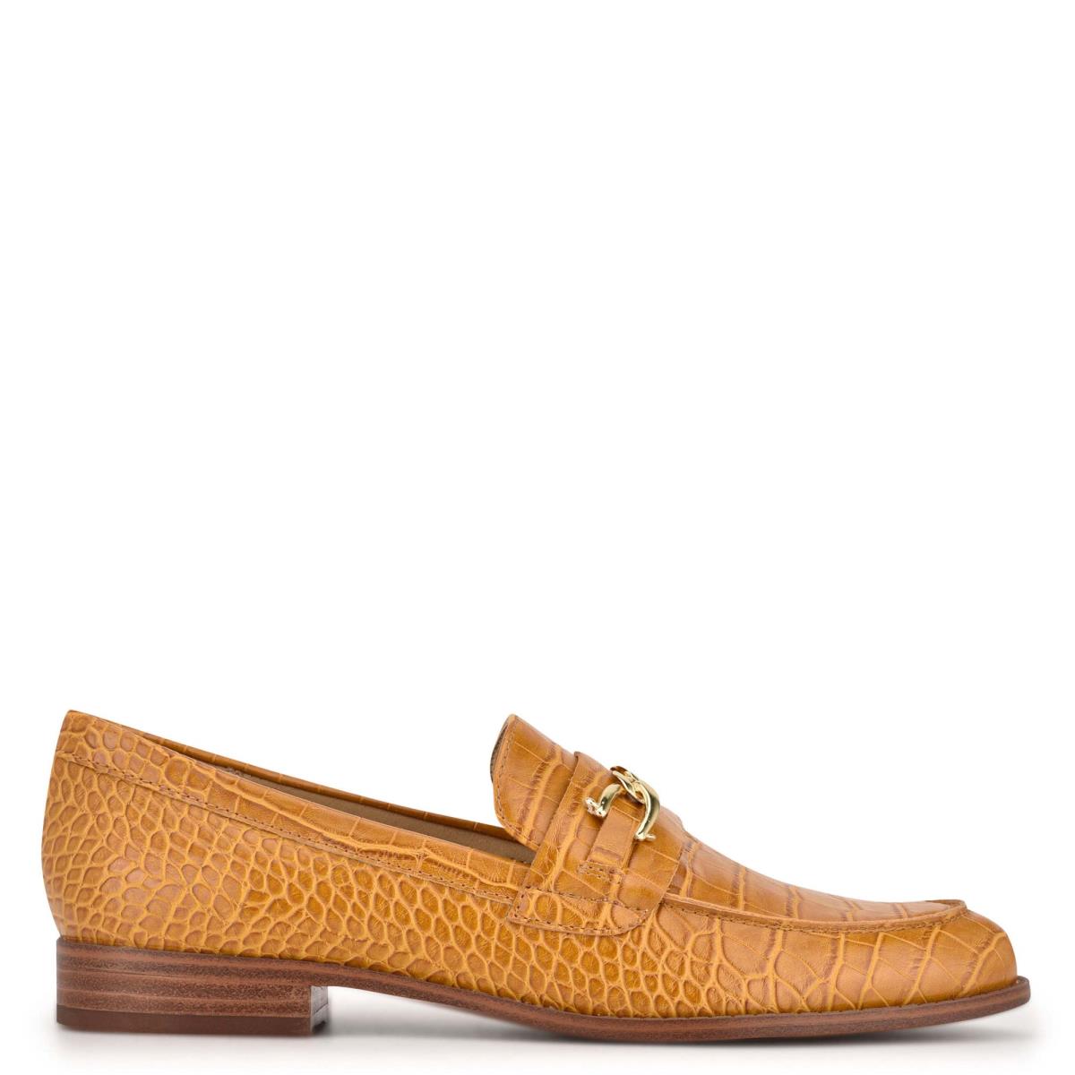 Mustard Women\'s Nine West Onlyou Slip-On Loafers | KGSN18570