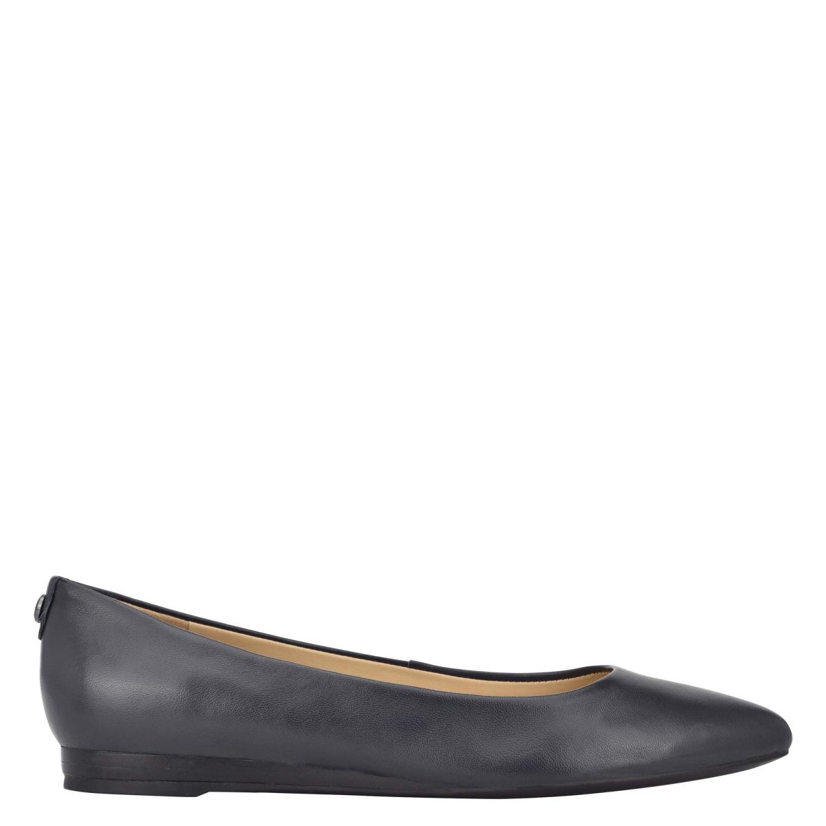 Navy Women\'s Nine West Ferdi 9x9 Pointy Toe Flats | AEYP37125