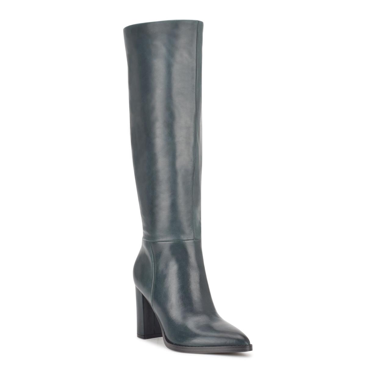 Obsidian Women's Nine West Hiya Heeled Boots | PTKF85320