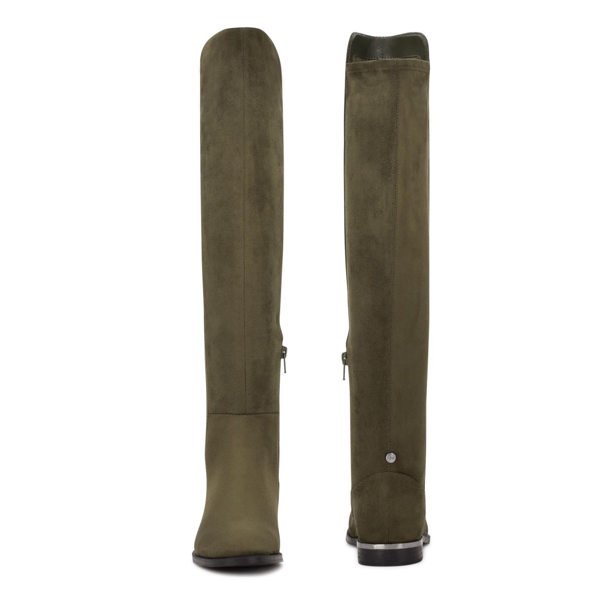 Olive Women's Nine West Allair Over the Knee Boots | QYSG92587